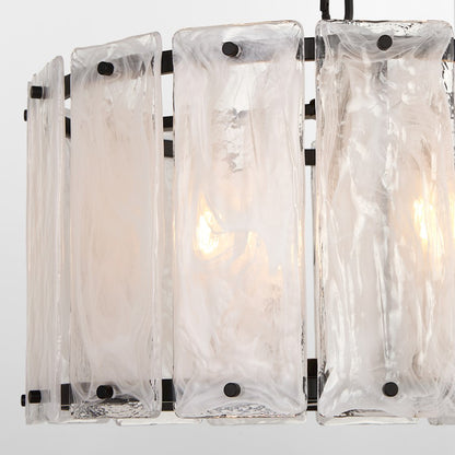 4 Light Pendant, Matte Black