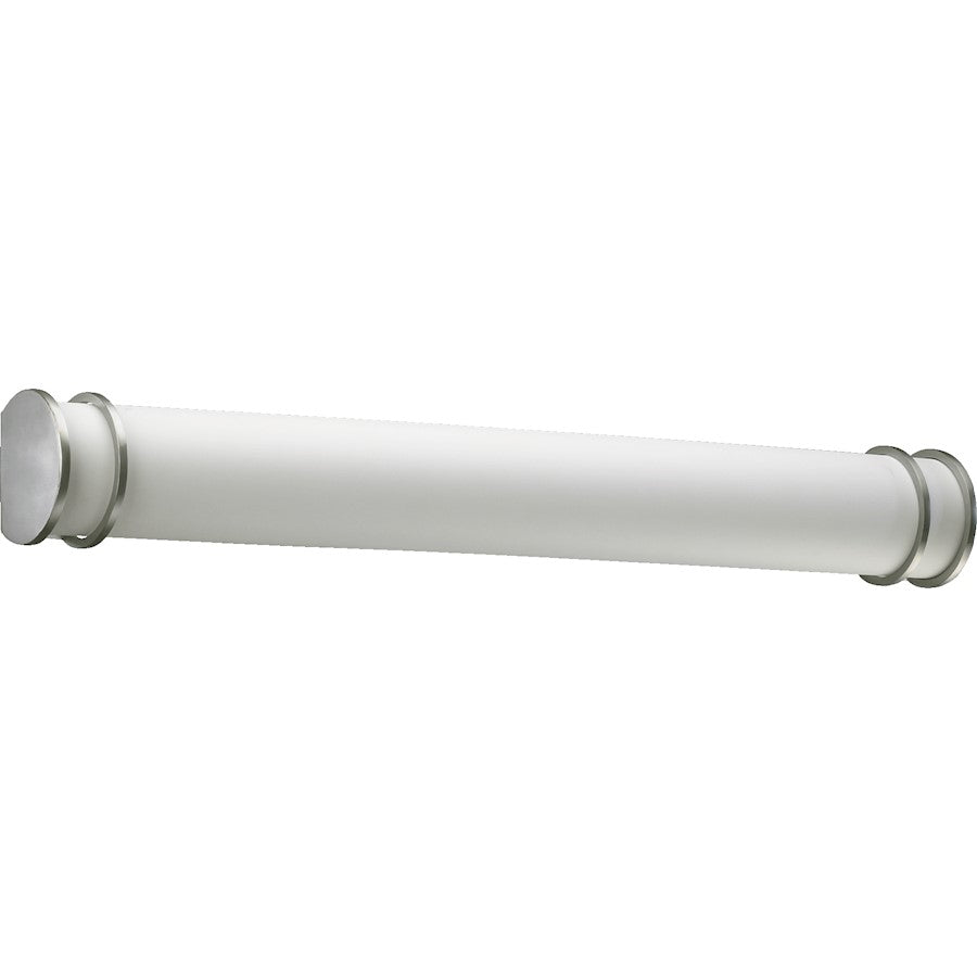 Quorum 2 Light Vanity Light, Satin Nickel