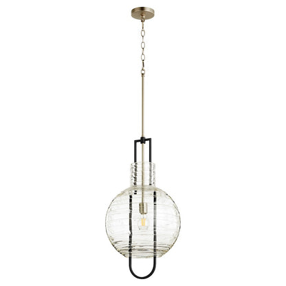 1 Light Pendant, Satin Nickel