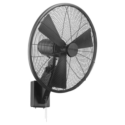 Quorum Impulse 20" Wall Patio Fan, Matte Black