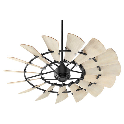 Quorum Windmill Ceiling Fan, Noir