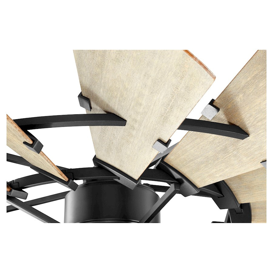 Quorum Windmill Ceiling Fan, Noir