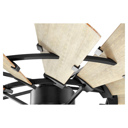 Quorum Windmill Ceiling Fan, Noir