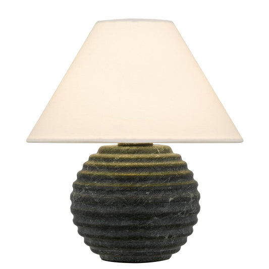 Quoizel Alessandro 1-Lt Matte Black Table Lamp, Matte Black - ALES6211MBK
