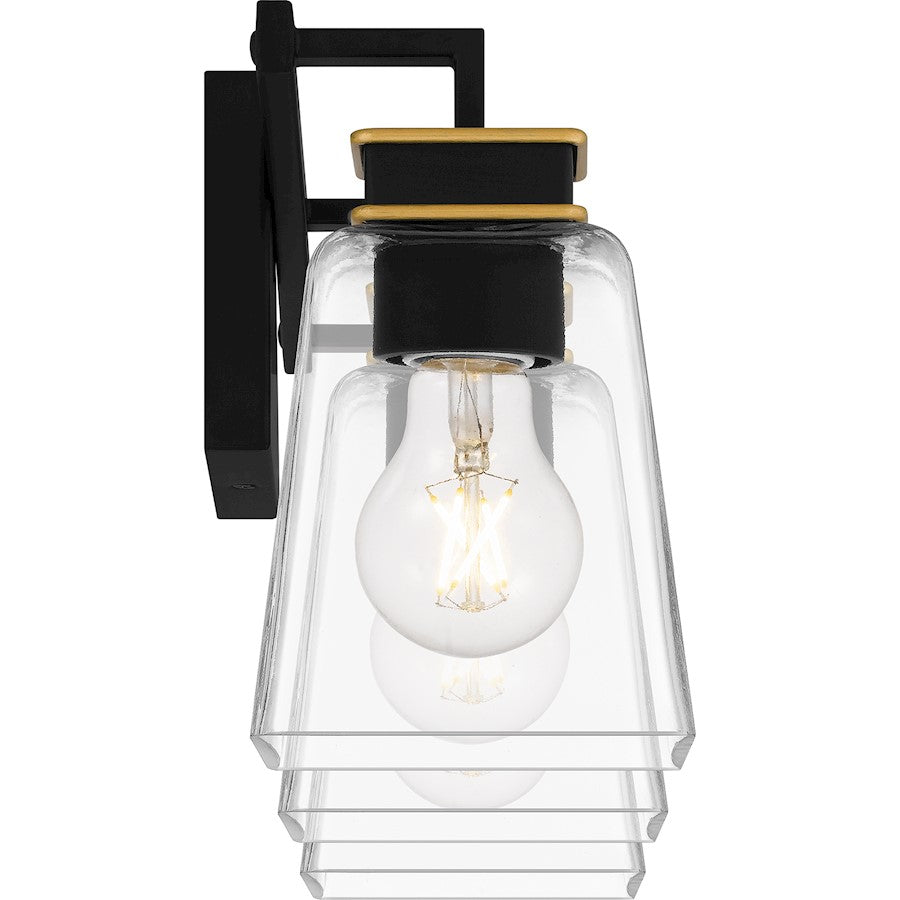 3 Light Bathroom Vanity Light, Matte Black