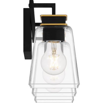 3 Light Bathroom Vanity Light, Matte Black