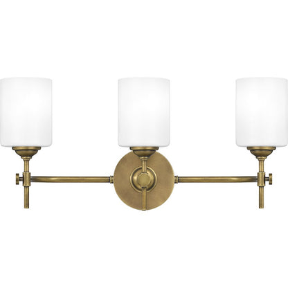 Bathroom Vanity Light, Weathered Brass