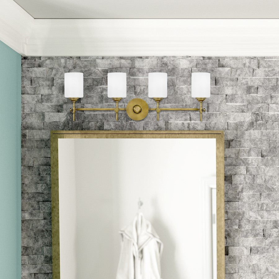 Bathroom Vanity Light, Weathered Brass