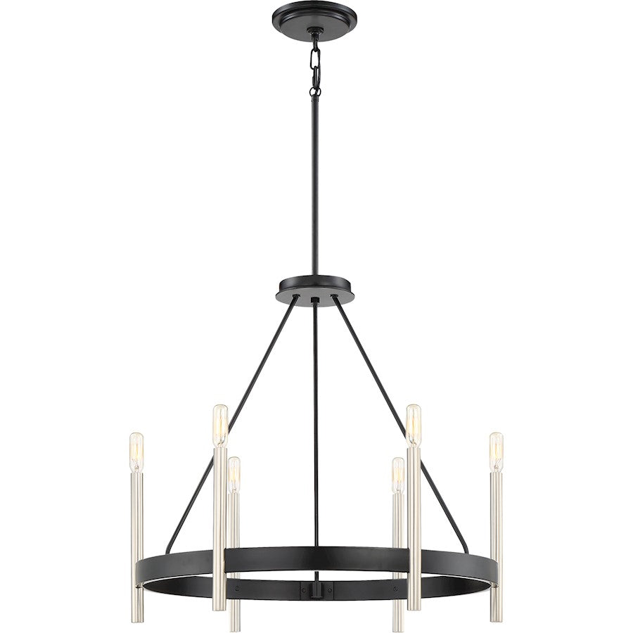 Quoizel Anthem Chandelier, Mystic Black