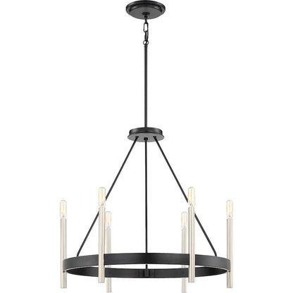 Quoizel Anthem Chandelier, Mystic Black