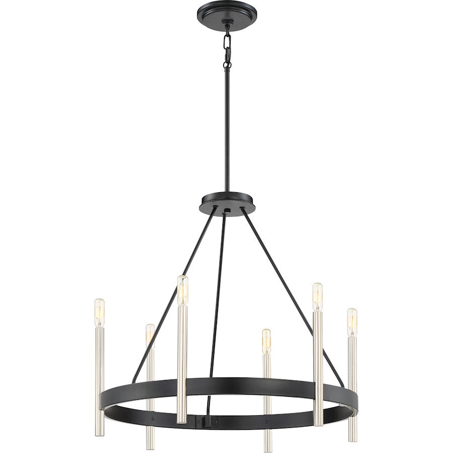 Quoizel Anthem Chandelier, Mystic Black