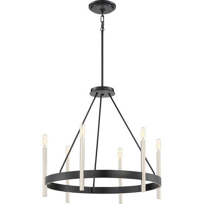 Quoizel Anthem Chandelier, Mystic Black