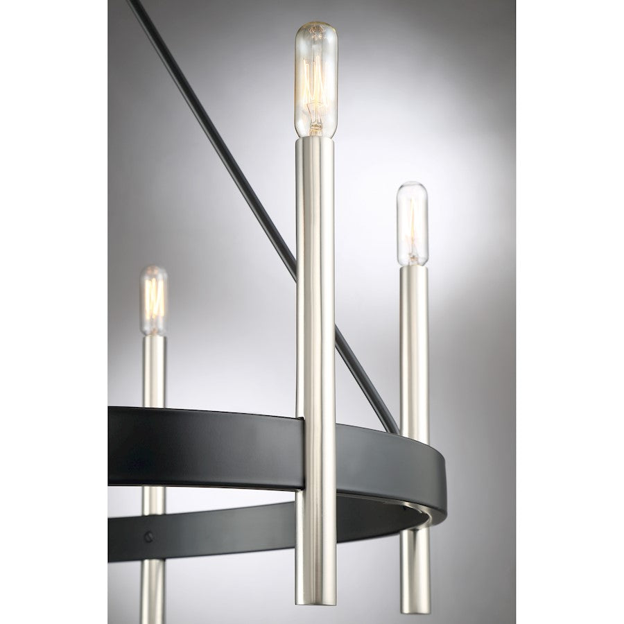 Quoizel Anthem Chandelier, Mystic Black
