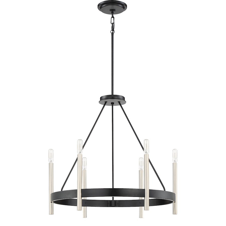 Quoizel Anthem Chandelier, Mystic Black