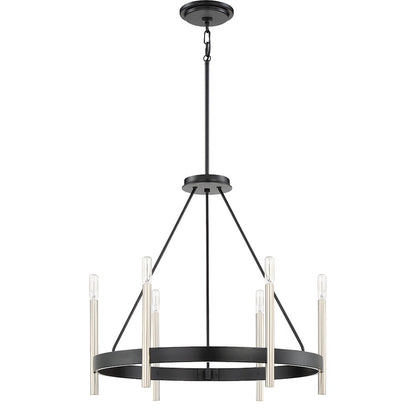 Quoizel Anthem Chandelier, Mystic Black