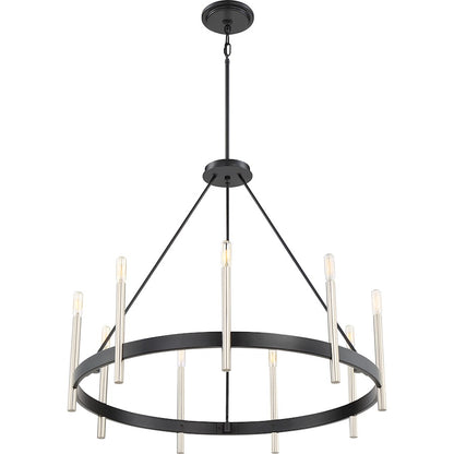 Quoizel Anthem Chandelier, Mystic Black