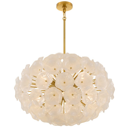 Quoizel Audrey 8-Lt Brushed Gold Pendant, Brushed Gold - AUD2828BRG