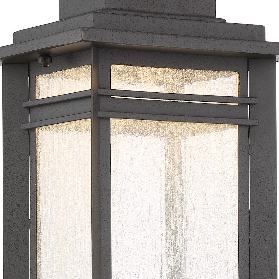 Quoizel Beacon Outdoor Post Lantern, Stone Black