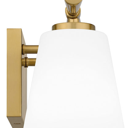 4 Light Bathroom Vanity Light, Opal Etched