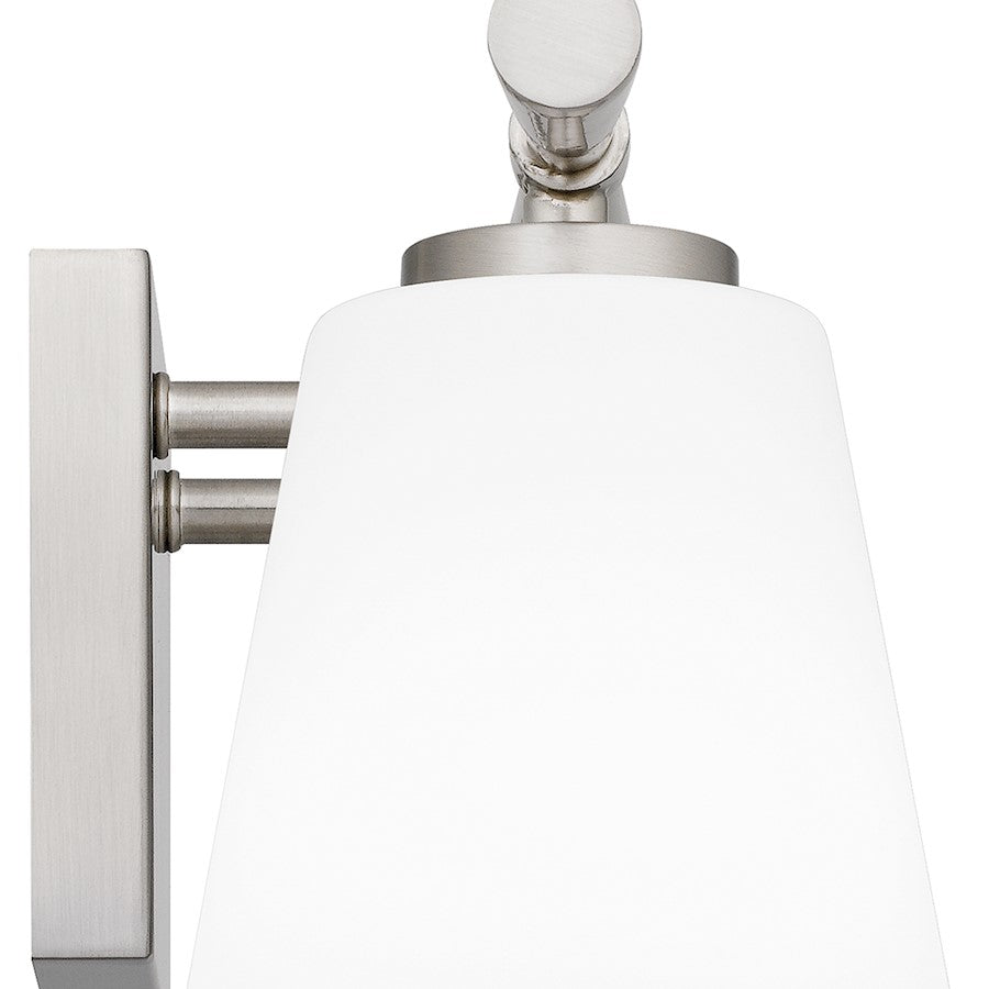 4 Light Bathroom Vanity Light, Opal Etched