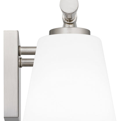 4 Light Bathroom Vanity Light, Opal Etched