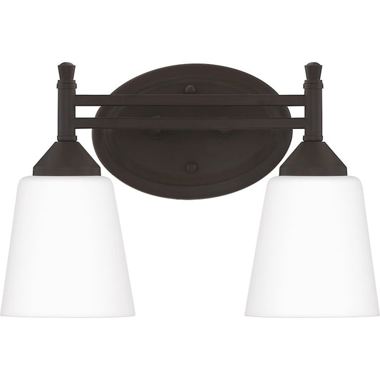 Quoizel Billingsley 2 Light Bath, Old Bronze
