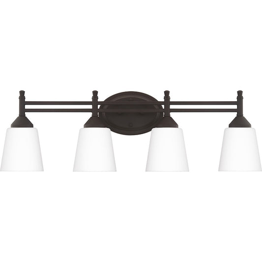 Quoizel Billingsley 4 Light Bath, Old Bronze