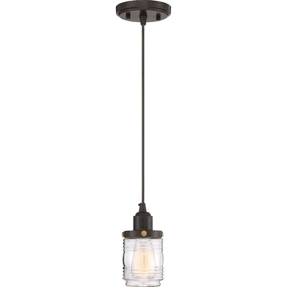 1 Light Mini Pendant, Western Bronze