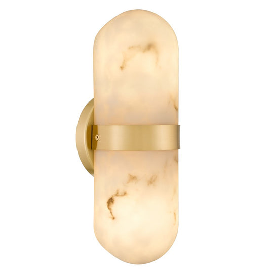 Quoizel Bree 2-Lt Wall Sconce, Brushed Gold - BREE8704BRG