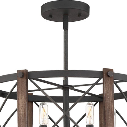 Quoizel Baron 6 Light Semi-Flush Mount