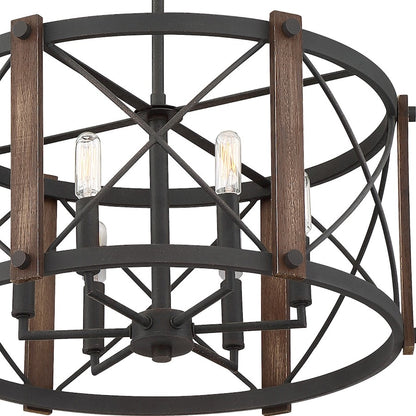 Quoizel Baron 6 Light Semi-Flush Mount