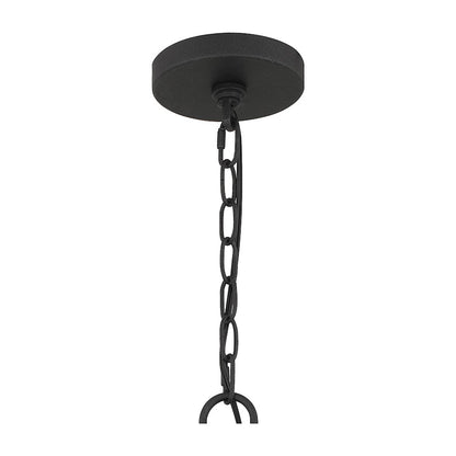 Quoizel Brockton 6 Light Chandelier, Grey Ash