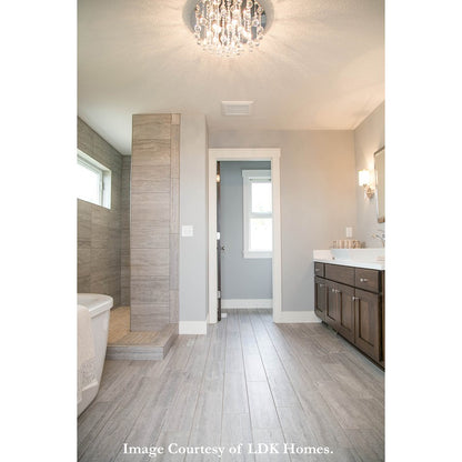 Quoizel Bordeaux Flush Mount, Polished Chrome