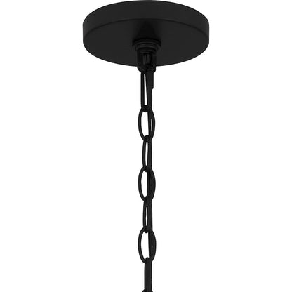 1 Light Mini Pendant, Matte Black