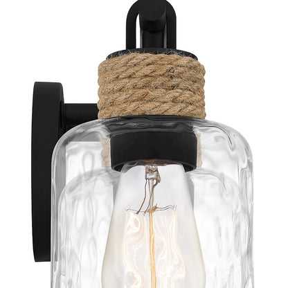4 Light Bathroom Vanity Light, Black