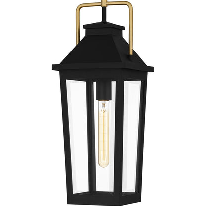Quoizel Buckley 1Lt Mini Pendant, Matte Black/Clear Beveled Glass