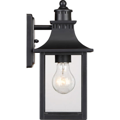 Quoizel Chancellor Outdoor Lantern, Mystic Black