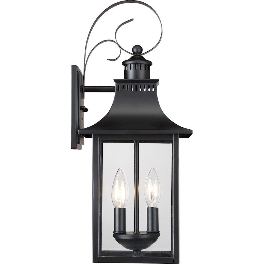 Quoizel Chancellor Outdoor Lantern, Mystic Black