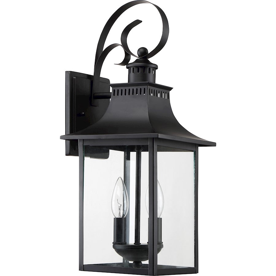 Quoizel Chancellor Outdoor Lantern, Mystic Black
