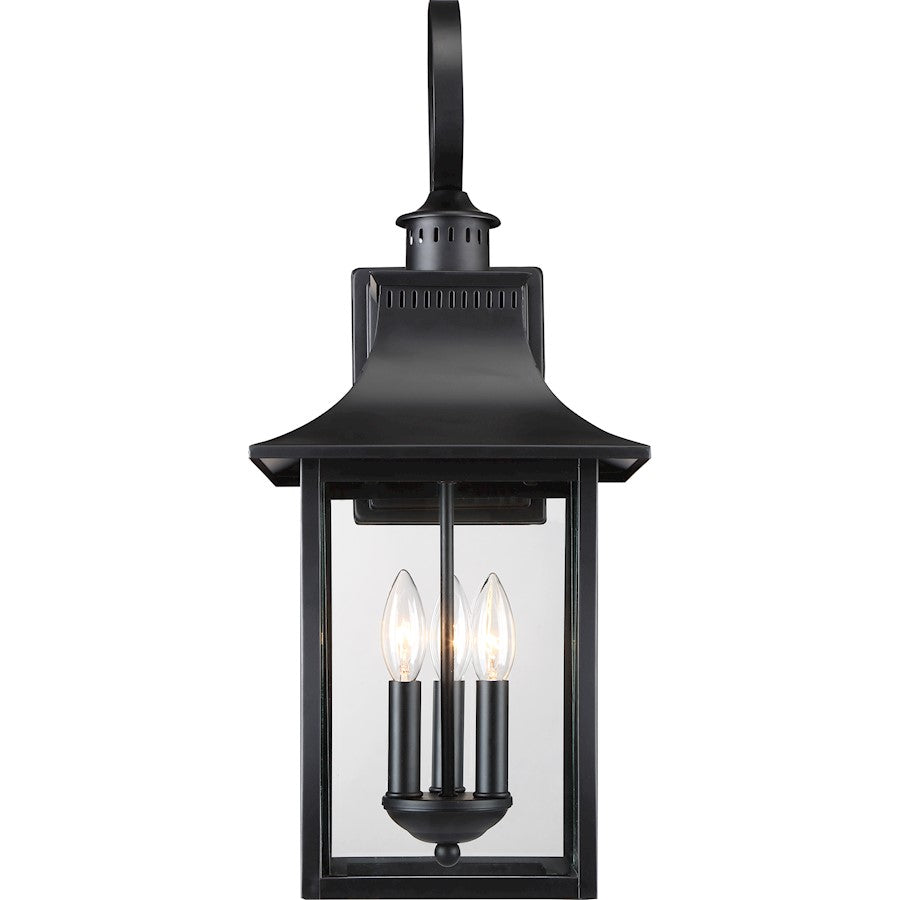 Quoizel Chancellor Outdoor Lantern, Mystic Black
