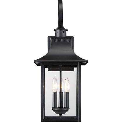 Quoizel Chancellor Outdoor Lantern, Mystic Black