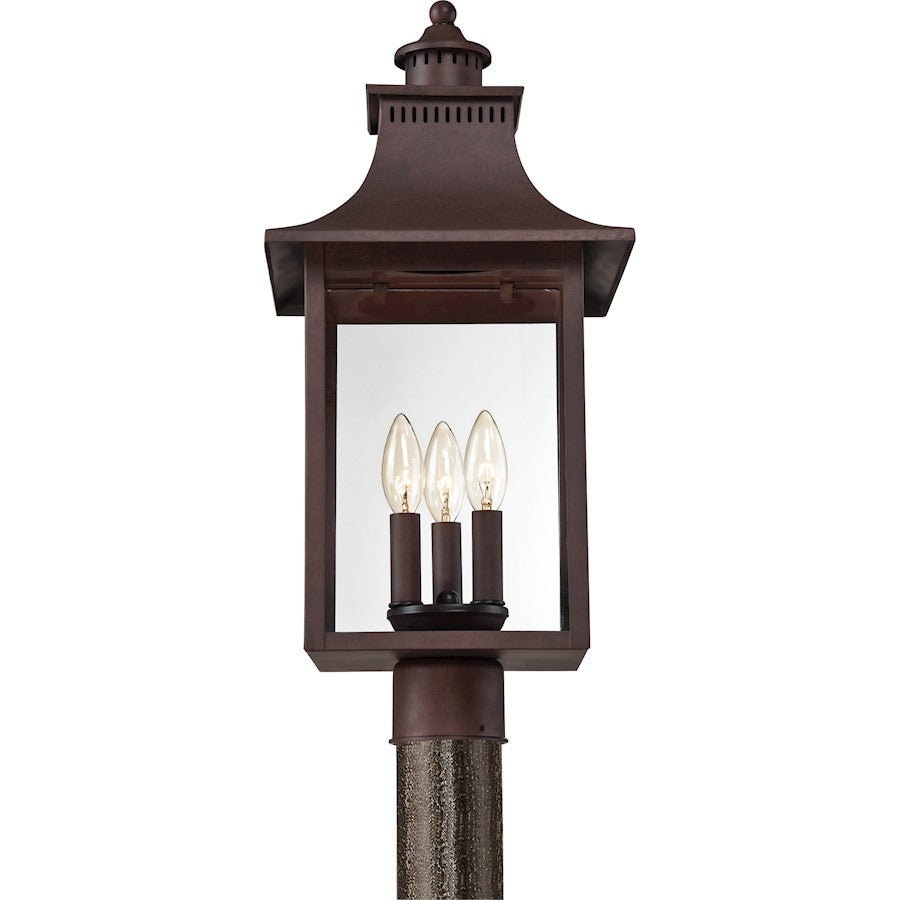 Quoizel Chancellor Post Light, Copper Bronze