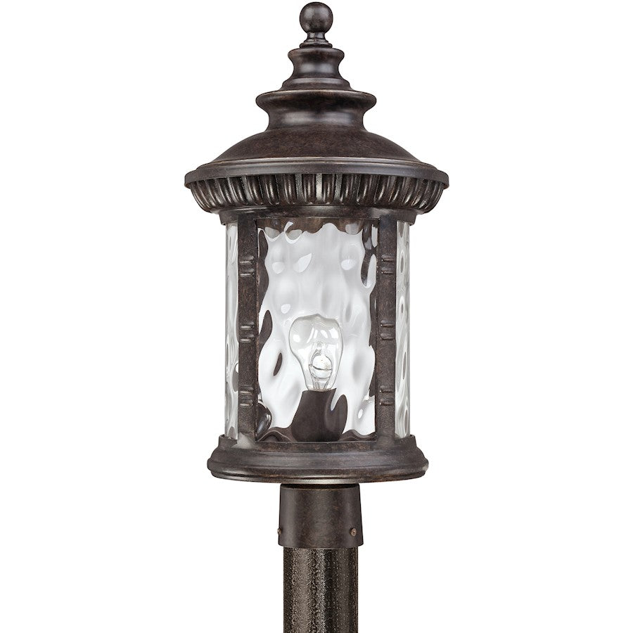 Quoizel 1 Light Chimera Outdoor Post Lantern, Imperial Bronze