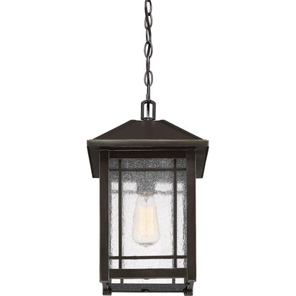 Quoizel Cedar Point 1 Light Lantern, Palladian Bronze