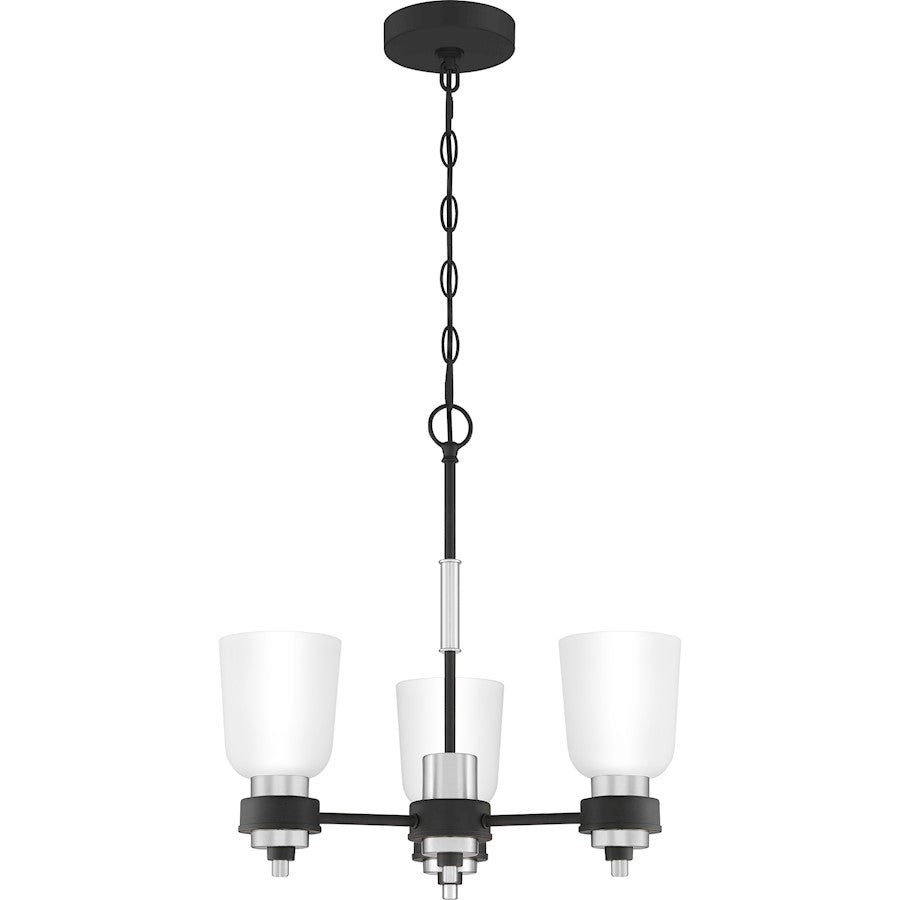 Quoizel Conrad Chandelier, Brushed Nickel