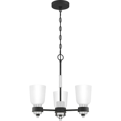Quoizel Conrad Chandelier, Brushed Nickel