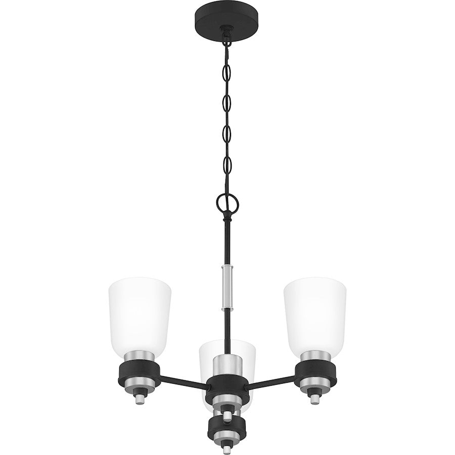 Quoizel Conrad Chandelier, Brushed Nickel