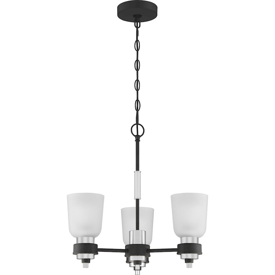 Quoizel Conrad Chandelier, Brushed Nickel