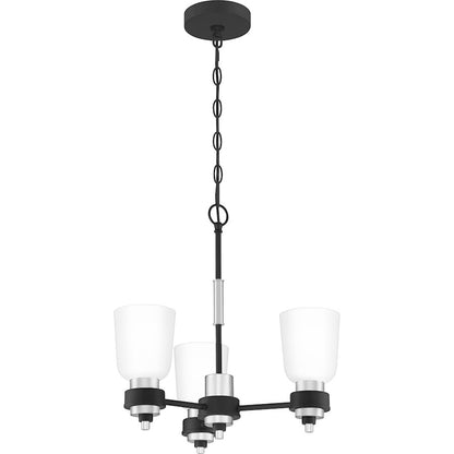 Quoizel Conrad Chandelier, Brushed Nickel