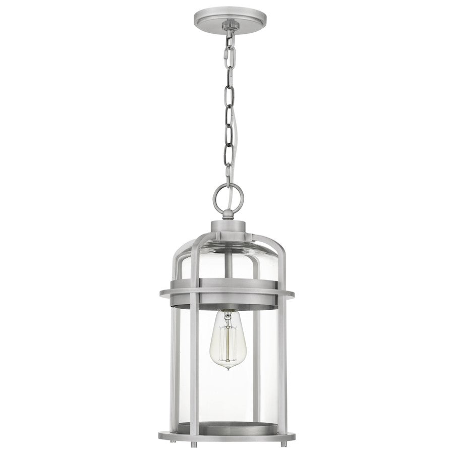 Quoizel Carrington 1 Light Outdoor Hanging Lantern, Aluminum